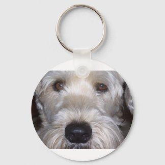 Weich überzogenes Wheaten Terrier Schlüsselanhänger