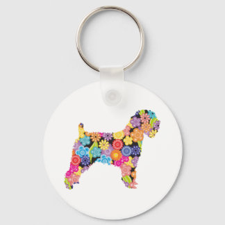 Weich überzogenes Wheaten Terrier Schlüsselanhänger