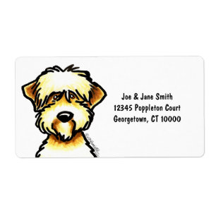 Weich überzogenes Wheaten Terrier stellen