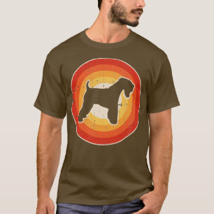 Weich überzogenes Wheaten Terrier Sunset Retro für T-Shirt