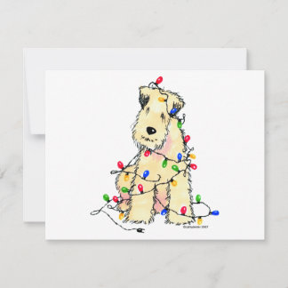 Weich überzogenes Wheaten Terrier - Weihnachten