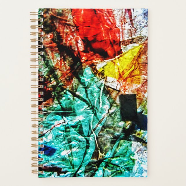 Weichblauer abstrakter Planer,Kunstfaser Planer (Vorderseite)