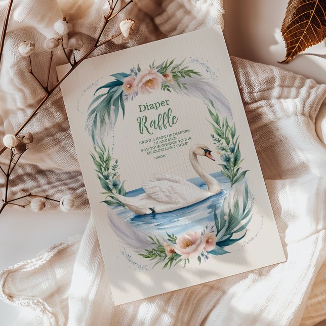 Weichblüte Schwanenschwanz-Diapper-Raffle Begleitkarte (Von Creator hochgeladen)