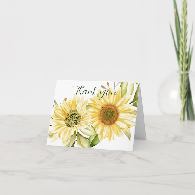 Weiche Aquarellblumen Karte (Vorderseite)