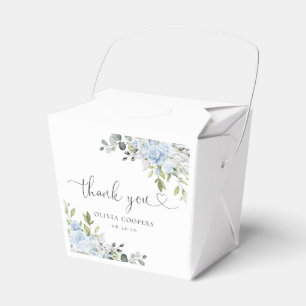Weiche Blaue Botanische Geschenkbox für Baby-Party Geschenkschachtel