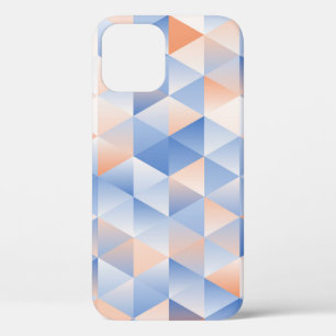Weiche Blaue Orange Dreiecke Case-Mate iPhone Hülle