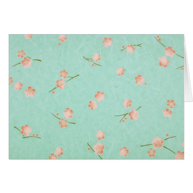 Weiche Blumenblätter Pfirsich u. Aqua (Vorderseite (Horizontal))