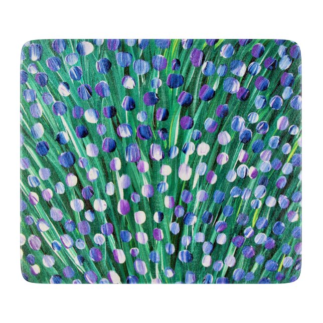 Weiche Blumenblätter Schneidebrett (Vorderseite)