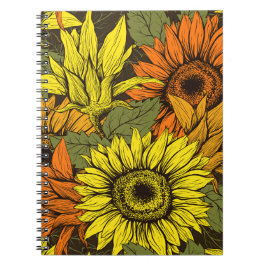 Weiche Blumenmuster-Kollektion Notizblock