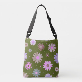 Weiche Blumenmuster-Tasche Tragetaschen Mit Langen Trägern