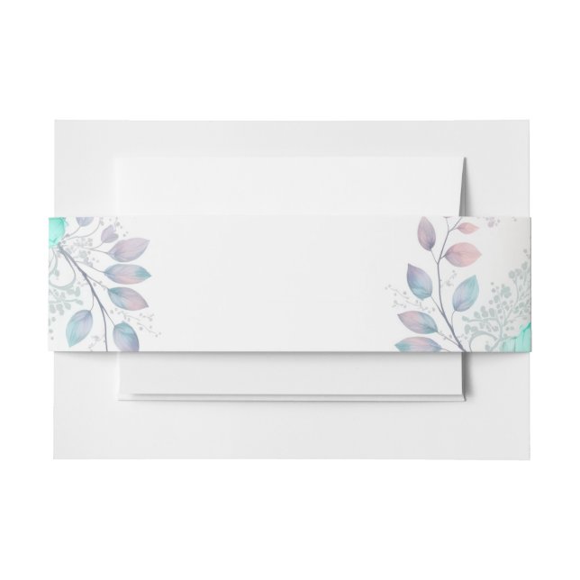 weiche Blüte Einladungsbanderole (Vorderseite Beispiel)