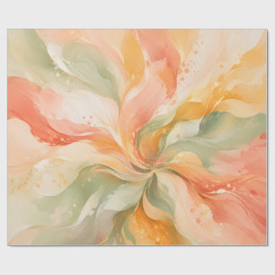 Weiche Blüten-Abstrakt-Platzmatte Geschenkpapier