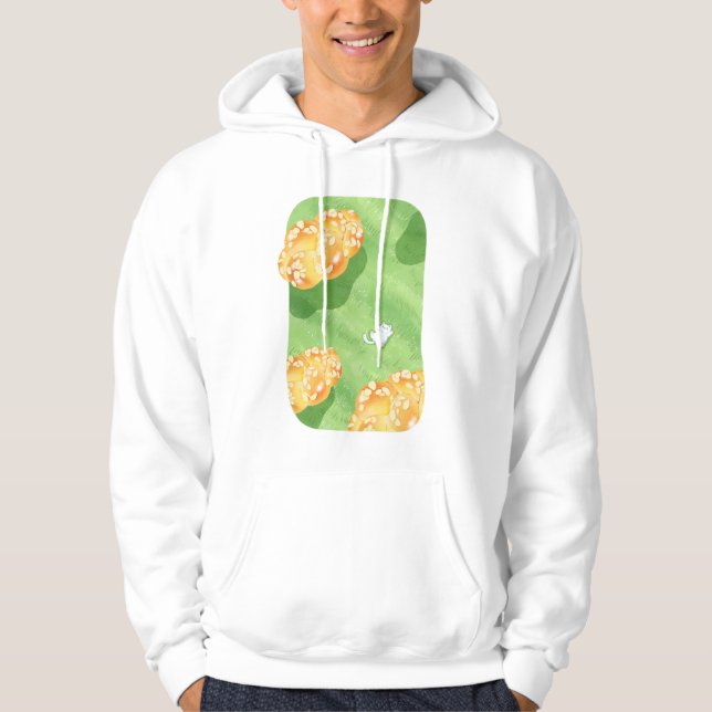 weiche Brotwolken Hoodie (Vorderseite)