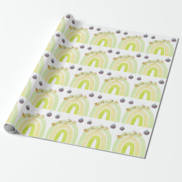 Weiche einfache lustige süße Weihnachtsglocke Geschenkpapier