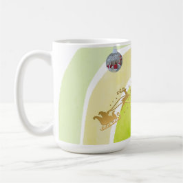Weiche einfache lustige süße Weihnachtsglocke Kaffeetasse