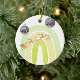 Weiche einfache lustige süße Weihnachtsglocke Keramik Ornament