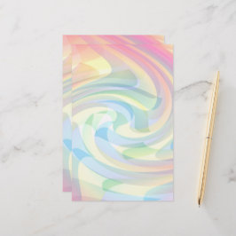 Weiche Farben Pastellfarben Swirl Gelb Rosa Blau A Briefpapier