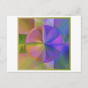 Weiche Farben Postkarte