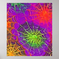 Weiche Farben: Spiderweb Art
