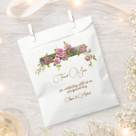 Weiche farbige Rose Hochzeit Geschenktütchen