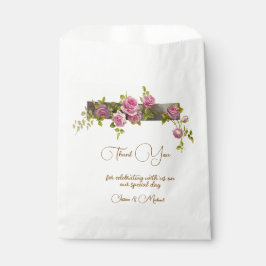 Weiche farbige Rose Hochzeit Geschenktütchen