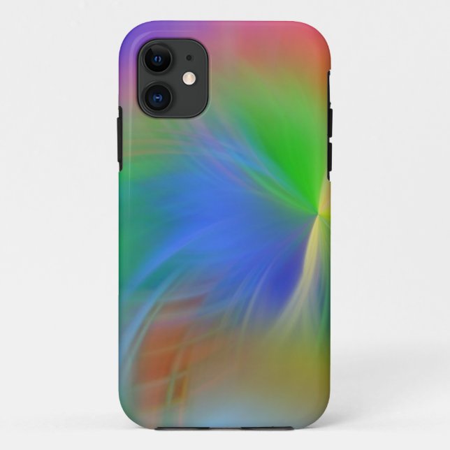 weiche Featherfarben Case-Mate iPhone Hülle (Rückseite)