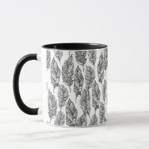 Weiche Federn Doodle Tasse