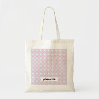 Weiche, geometrische Zahntasche - Pink & Lavendel Tragetasche