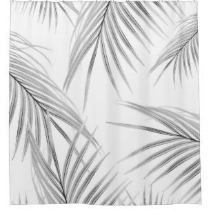 Weiche graue Palmen Blätter Dream #1 #tropical #de Duschvorhang