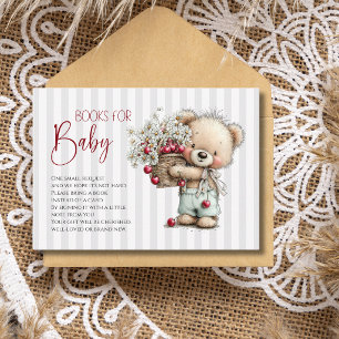 Weiche graue Teddy-Daisy-Baby-Bücher für Baby Begleitkarte