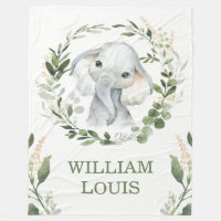Weiche Grünpflanzen Blätter Jungle Elephant Baby K