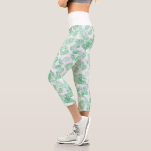 Weiche, helle Pastelle Türkische Blume Leggings