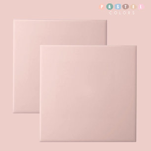 Weiche, helle Pastellfarbe Rosa Fliese
