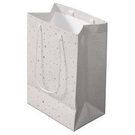 Weiche Herz Muster Geschenktasche Mittlere Geschenktüte