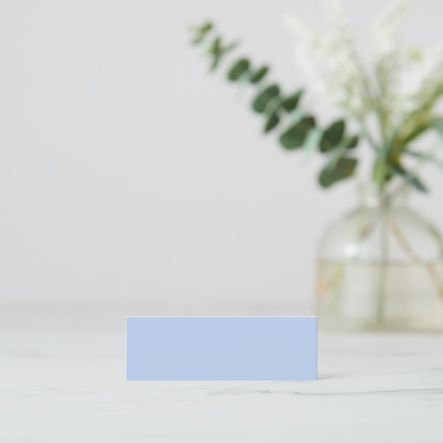 Weiche Himmelblaue Visitenkarte (Stehend Vorderseite)