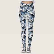 Weiche Jeansblau-Wasserfarbe-Rüschen