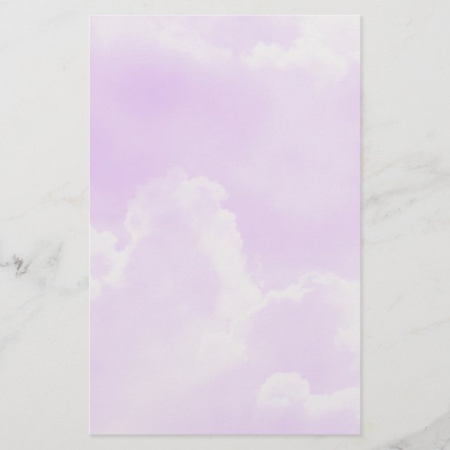 Weiche Lila Wolken (Vorderseite)
