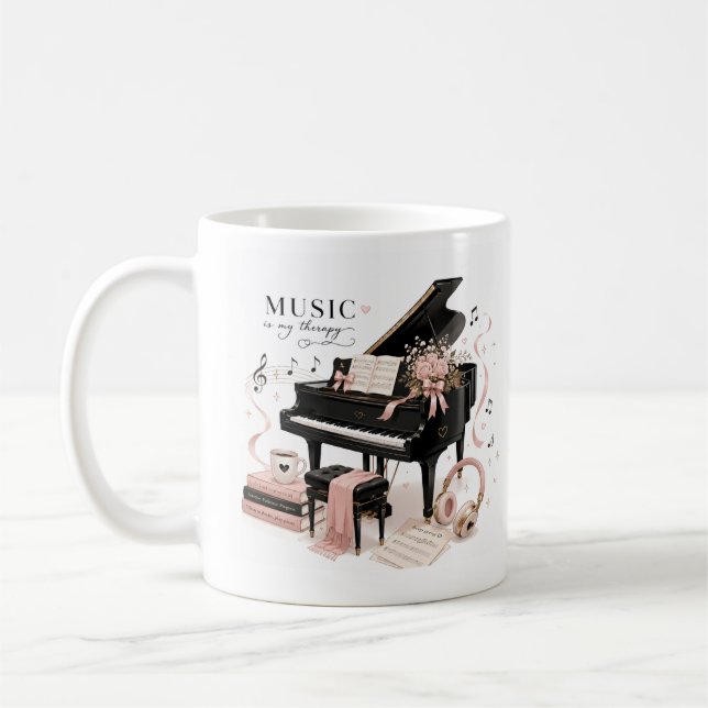 weiche Luxus-Piano-Kaffeetasse Kaffeetasse (Links)