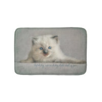 Weiche Miezekatze, ragdoll Badmatte