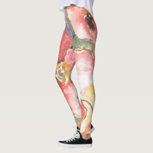 Weiche Mohnblumen I Leggings