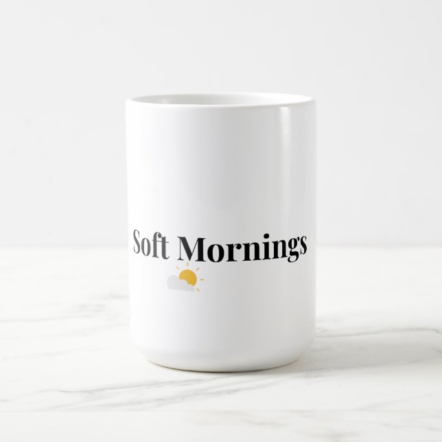 Weiche Morgen Kuschel-Kaffeetasse Kaffeetasse (Mittel)