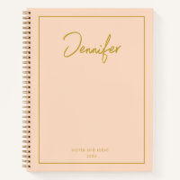 Weiche Pastel Pinky Golden Custom Handwriting Name