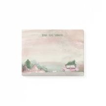 Weiche Pastel Weihnachtslandschaft erhalten einen