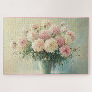 Weiche Pastell-Blumenbouquet Puzzle