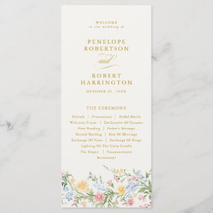 Weiche Pastell-Ornamentale Frühlings-Gold-Blumenho Programm