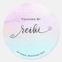 *~* Weiche Pastell Rainbow Black Glitzer REIKI