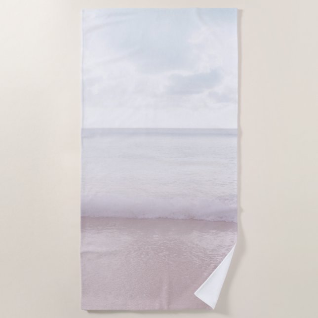 Weiche Pastellbäume 4 #ocean#art Strandtuch (Vorderseite)