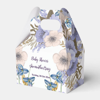 Weiche Pastellblüten Lila Blüten Blütendusche Geschenkschachtel