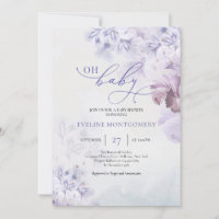 Weiche pastellfarbene violette Blumen staubige Ros