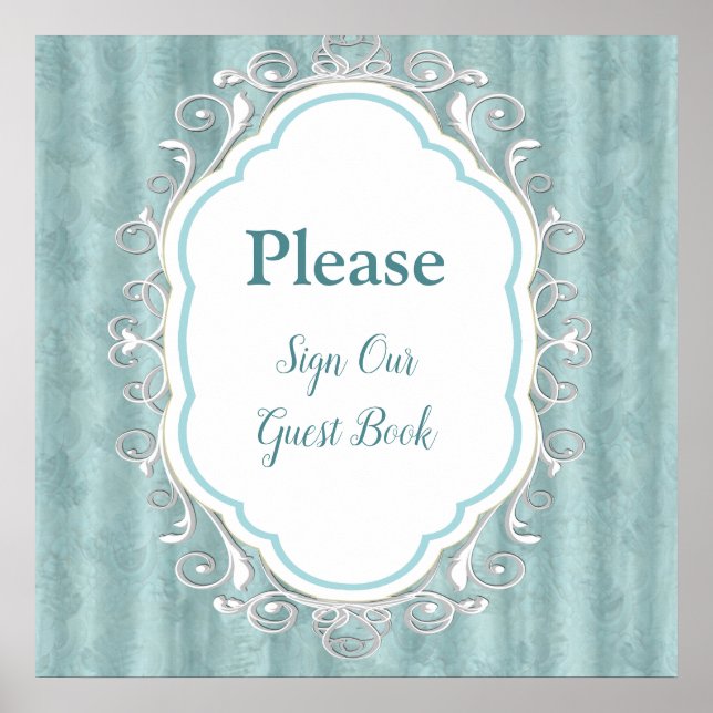 Weiche Pastelltöne, grün Poster (Vorne)